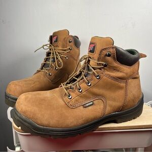Red Wing Shoes Brown Leather Boots